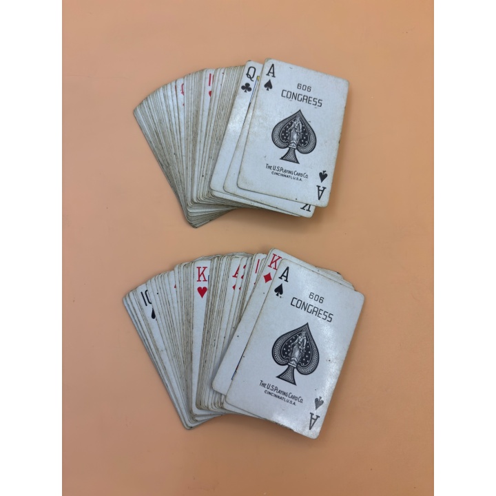 Congress 606 - U.S. Playing Card Co. - Jeu de cartes vintage