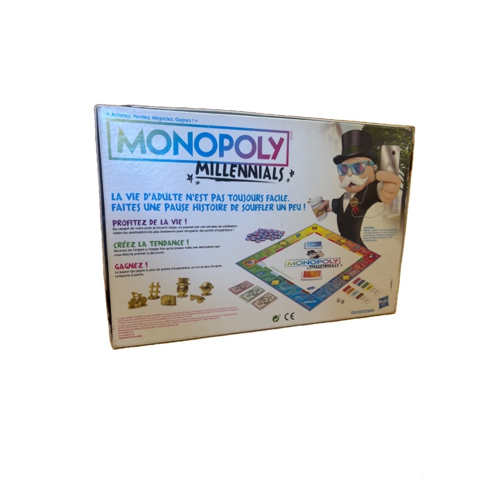 Monopoly Millennials - Hasbro - Jeu de strategie 8 ans 2-4