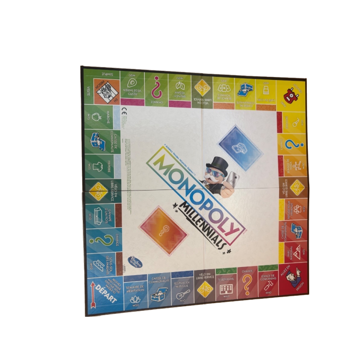 Plateau de jeu Monopoly Millennials Hasbro - Pièce détachée