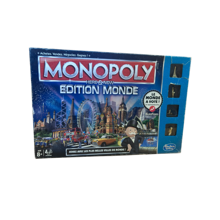 Notice Papier Monopoly Edition Monde - Règle Originale Hasbro | M