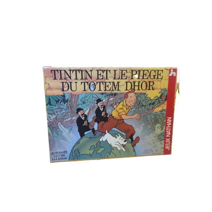 Notice Papier Tintin Piège Totem d'Hor Nathan - Règle Originale