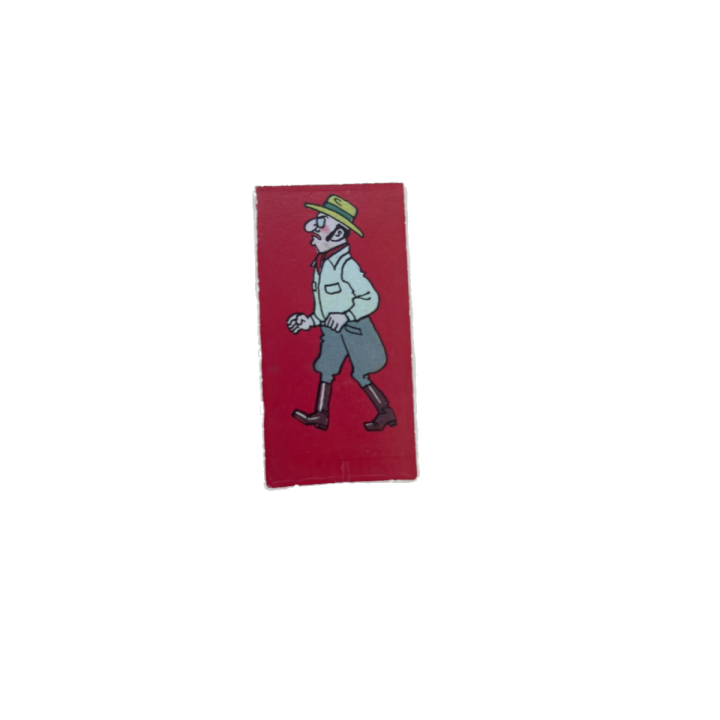 Tuile personnage — Tintin Totem d'Hor Nathan