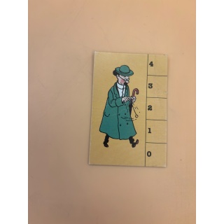 Carte Dupond/Dupont - Tintin Totem d'Hor Nathan