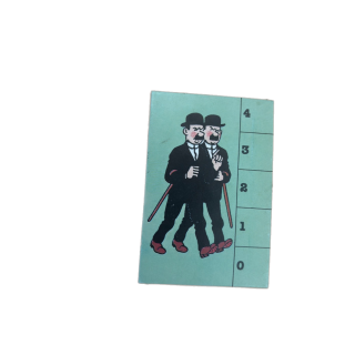 Carte Dupond Dupont - Tintin Totem Dhor Nathan 1992