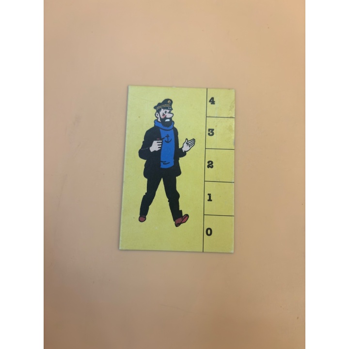 Carte Capitaine Haddock - Tintin Totem d'Hor Nathan