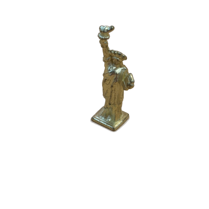 Pion Statue Liberté doré - Monopoly Edition Monde Hasbro