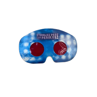 Lunettes rouges N'Oubliez Pas Les Paroles - Dujardin