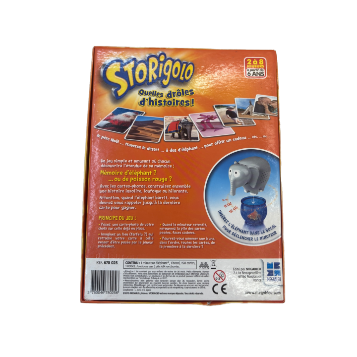 Storigolo - Megableu - Jeu memoire creativite 6 ans 2-8 joueurs