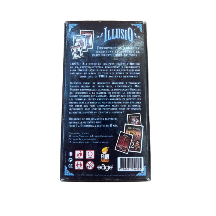 Illusio - Edge - Jeu de cartes magie 8 ans 2-6 joueurs -
