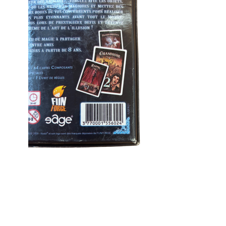 Illusio - Edge - Jeu de cartes magie 8 ans 2-6 joueurs -