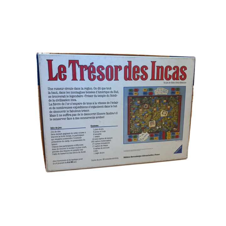 Le Tresor des Incas - Ravensburger - Jeu aventure 8 ans 2-6