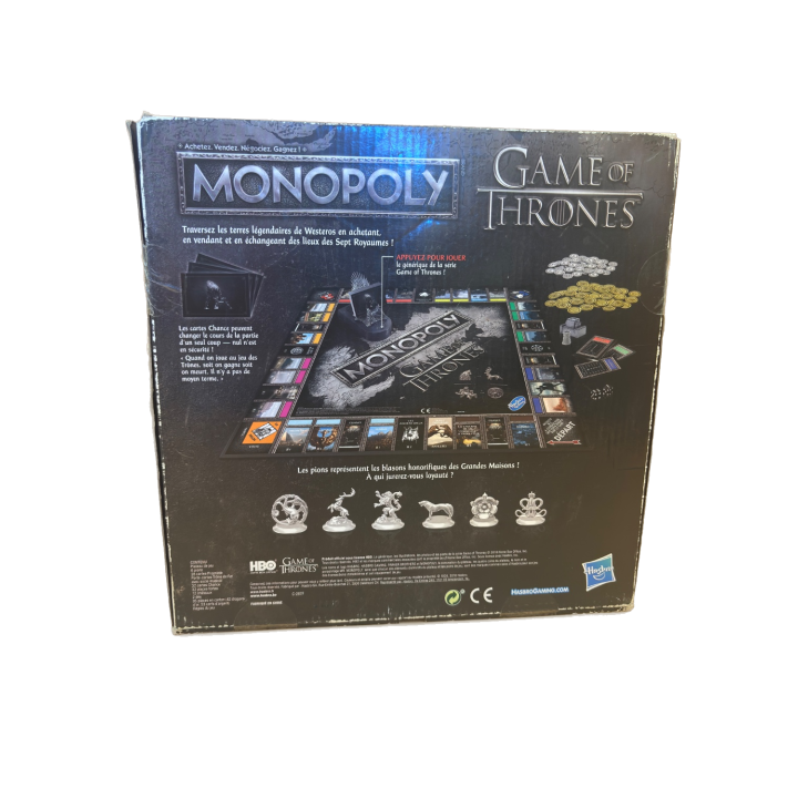 Monopoly Game of Thrones - Hasbro - Jeu de strategie adulte 2-6