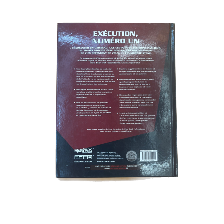 Star Trek Adventures La Division du Commandement - Supplement