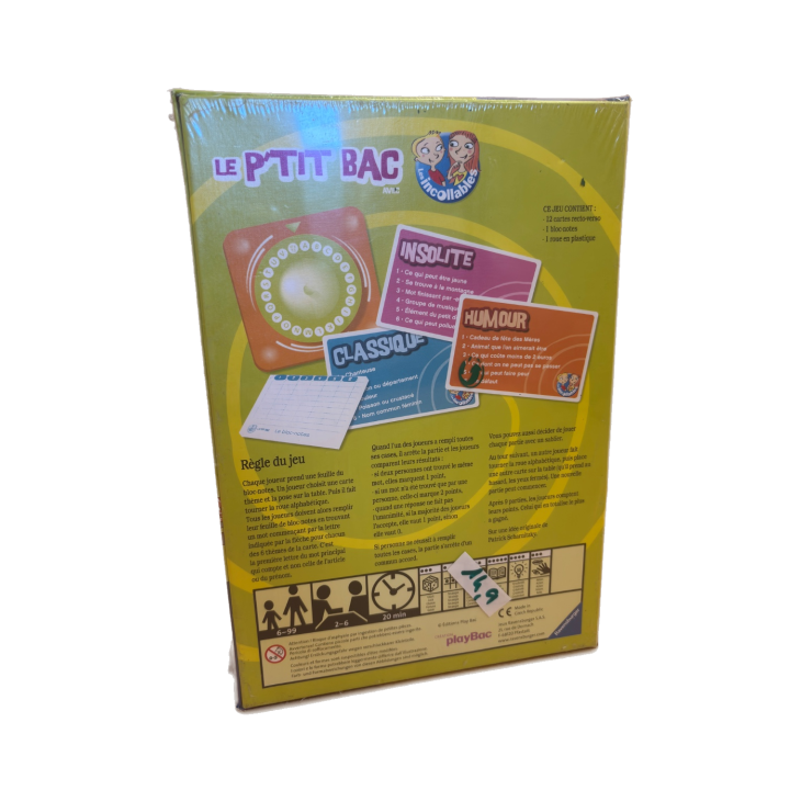 Le P'tit Bac - Ravensburger - Jeu famille 6 ans 2-6 joueurs -