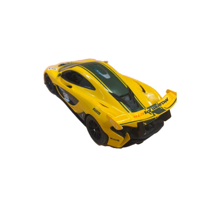 McLaren P1 GTR - Voiture radiocommandée jaune n°51 - Miniature