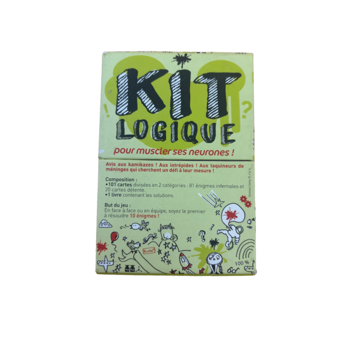 Kit Logique - J'ai Lu - Jeu reflexion 8 ans 2+ joueurs - Complet