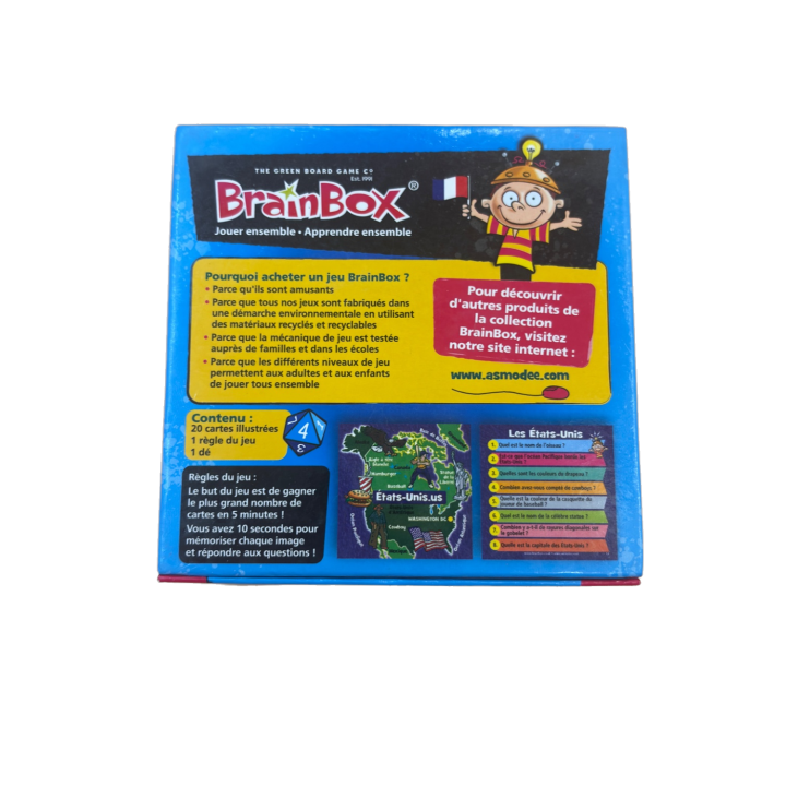 Voyage Autour Du Monde - BrainBox - Jeu de memoire quizz 8 ans