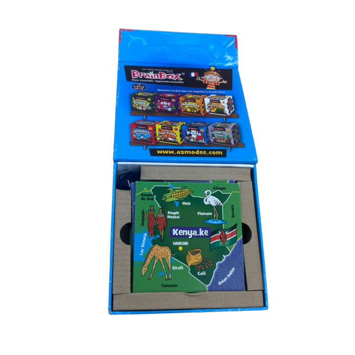 Voyage Autour Du Monde - BrainBox - Jeu de memoire quizz 8 ans