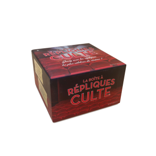 La Boite a Repliques Culte - Marabout - Jeu quizz cinema 14 ans
