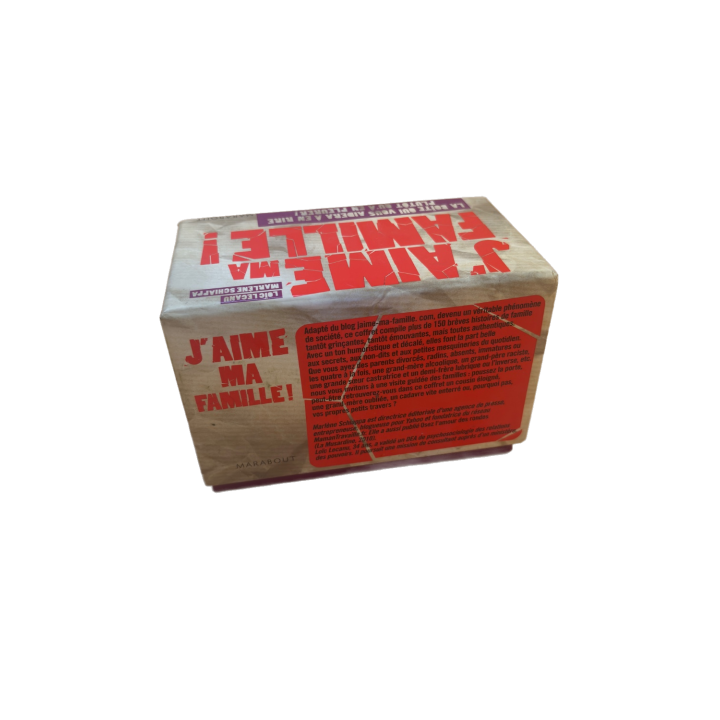 J'aime ma famille - Marabout - Jeu de cartes ambiance famille -