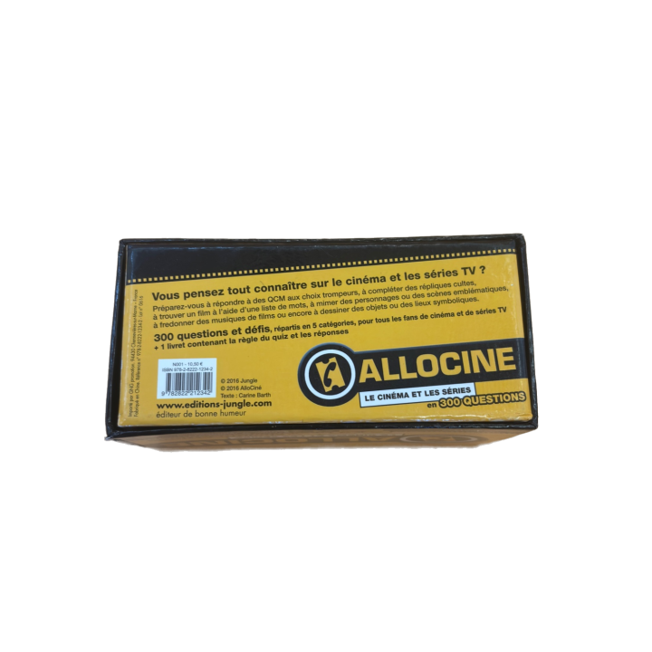 Allocine - Jungle - Jeu quizz cinema 14 ans 2-8 joueurs -
