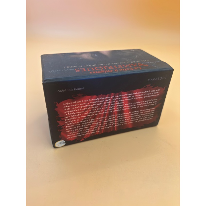 La Boite a Enigmes Vampiriques - Marabout - Jeu quizz 14 ans 2-6