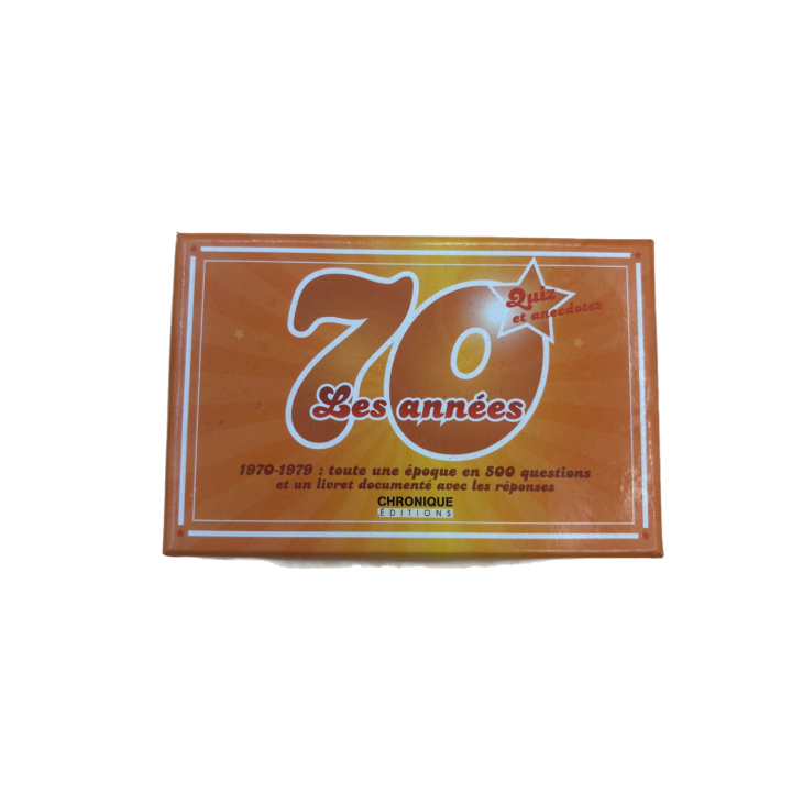 Les Annees 70 - Chronique Editions - Jeu quizz culture +14 ans