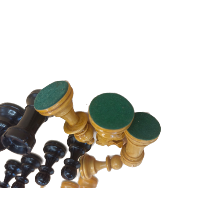 Pièces d'Échecs en Bois - Jeu de stratégie 2 joueurs - Complet