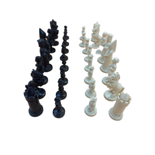 Jeu d'Echecs Médiéval - Plastique - Jeu de strategie +8 ans 2