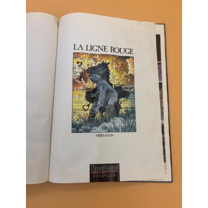 Jeremiah La Ligne Rouge - Hermann - BD Western Aventure -