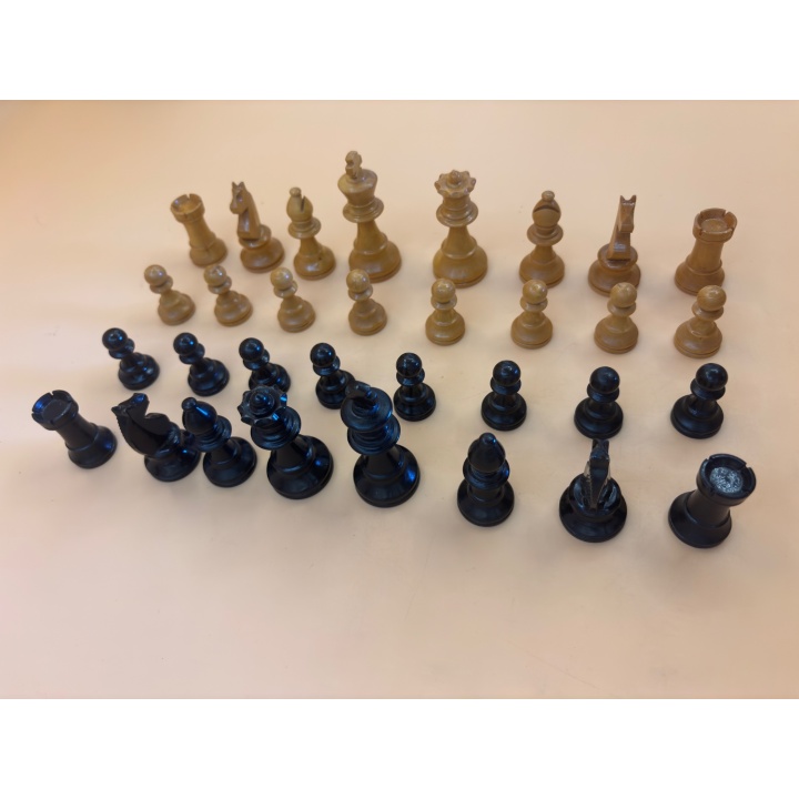 Pieces Echecs Bois Staunton - Jeu strategie 8 ans 2 joueurs -