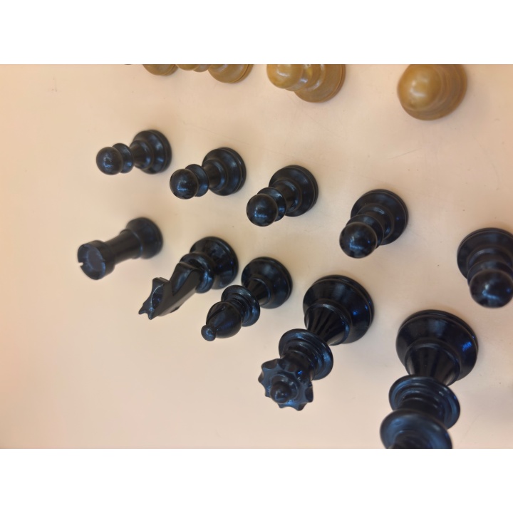 Pieces Echecs Bois Staunton - Jeu strategie 8 ans 2 joueurs -