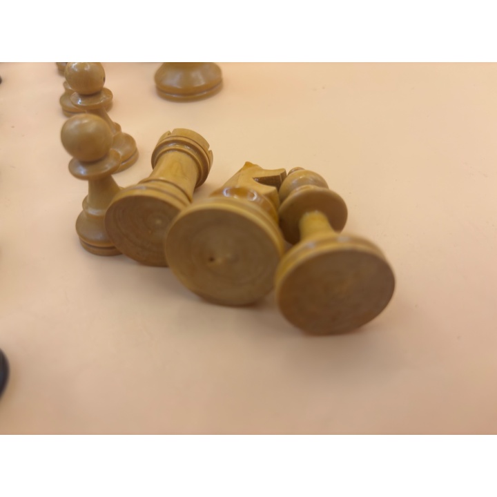 Pieces Echecs Bois Staunton - Jeu strategie 8 ans 2 joueurs -