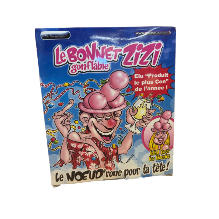 Le Bonnet Zizi Gonflable - Main Au Panier - Jeu ambiance adulte