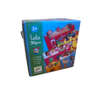 Loto La Maison - Djeco - Jeu educatif 2 ans 1-4 joueurs -