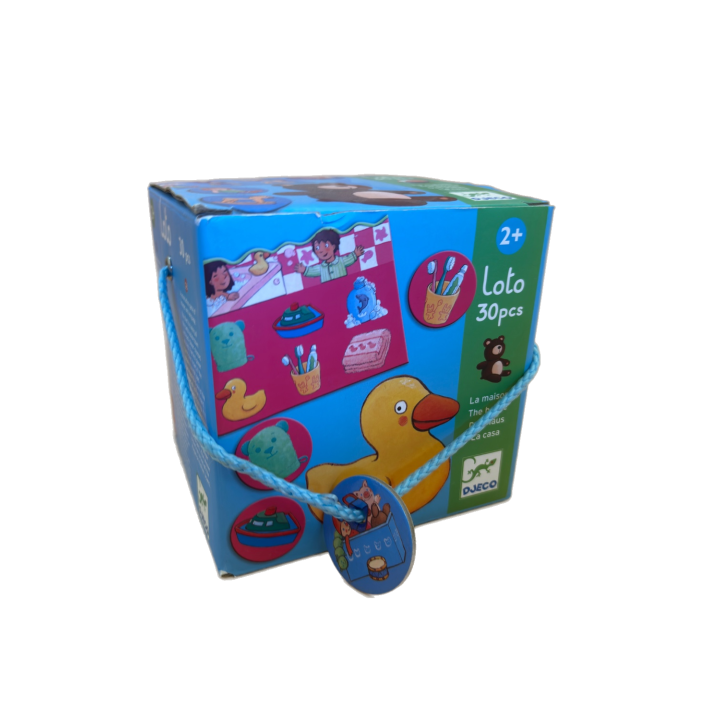 Loto La Maison - Djeco - Jeu educatif 2 ans 1-4 joueurs -