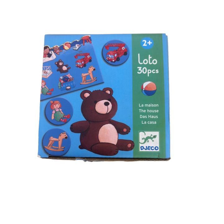 Loto La Maison - Djeco - Jeu educatif 2 ans 1-4 joueurs -