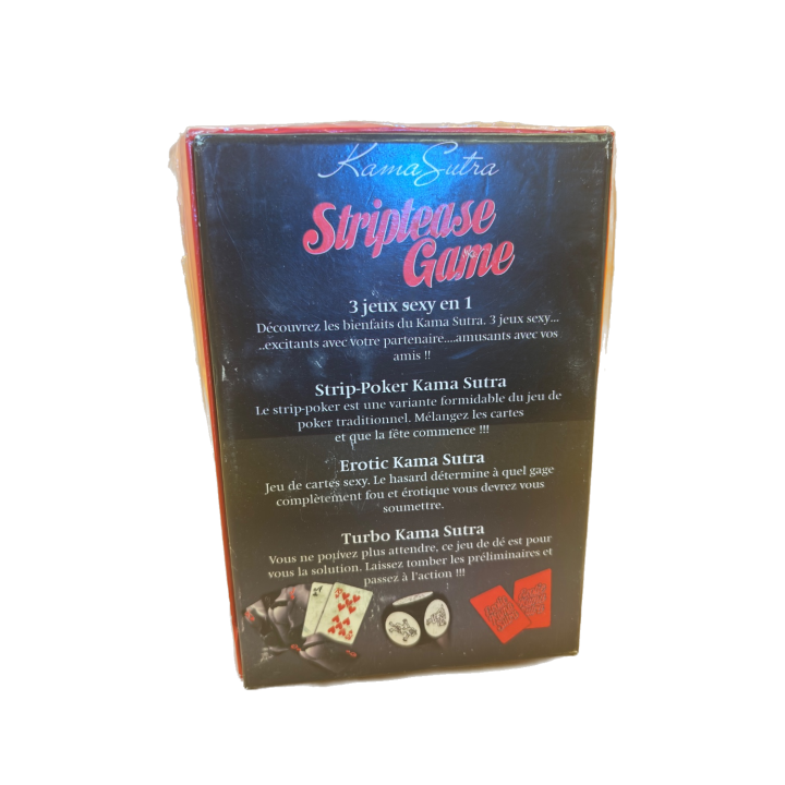 Striptease Game - Kama Sutra - Jeu cartes adulte +18 ans 2-4