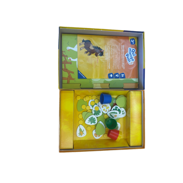 Qui mange quoi - Ravensburger - Jeu cooperatif 3 ans 1-4 joueurs