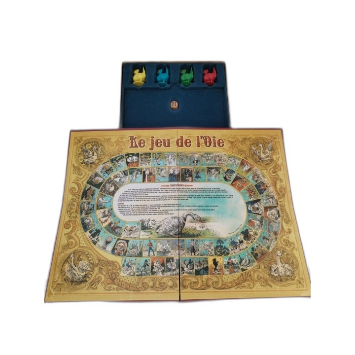 Le Jeu de l'Oie - Édition Vintage - Jeu Classique Familial - 2 Joueurs