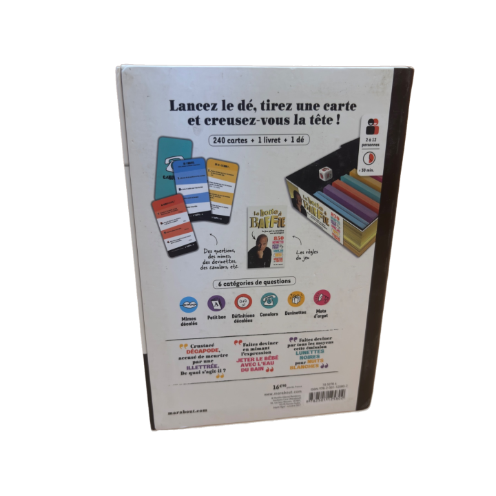 La Boite a Baffle - Marabout - Jeu ambiance 14 ans 2-12 joueurs
