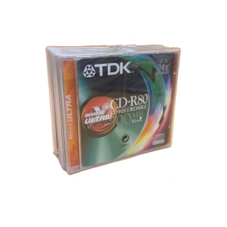 CD-R80 TDK Reflex Ultra - Lot de 10 CD Recordables 700MB -