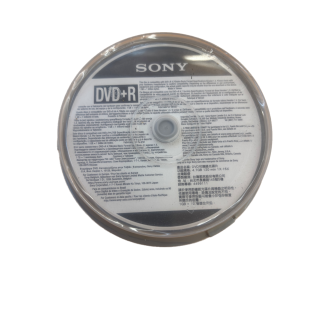 DVD+R Sony 4.7GB 16x - Pack 10 disques vierges - Bon etat |