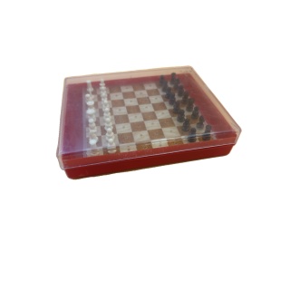 Jeu d'Echecs Magnetique - Voyage Plastique Rouge 2 joueurs -