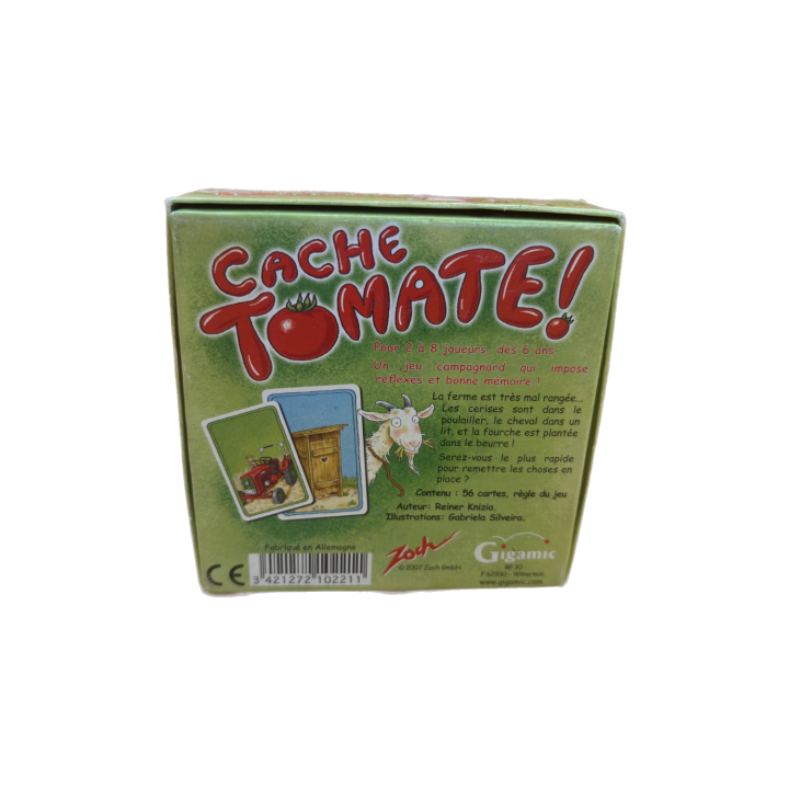 Cache Tomate - Gigamic - Jeu de memoire 6 ans 2-8 joueurs -