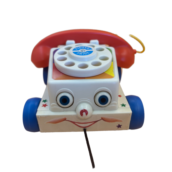 Telephone Fisher-Price Chatter - Jouet a tirer 2 ans Vintage -