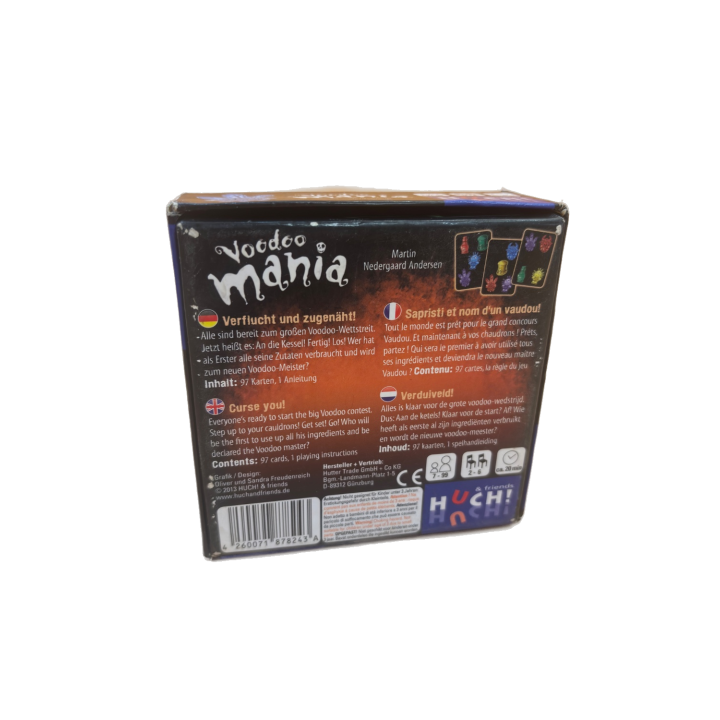 Voodoo Mania - HUCH! - Jeu de cartes 7 ans 2-6 joueurs - Complet