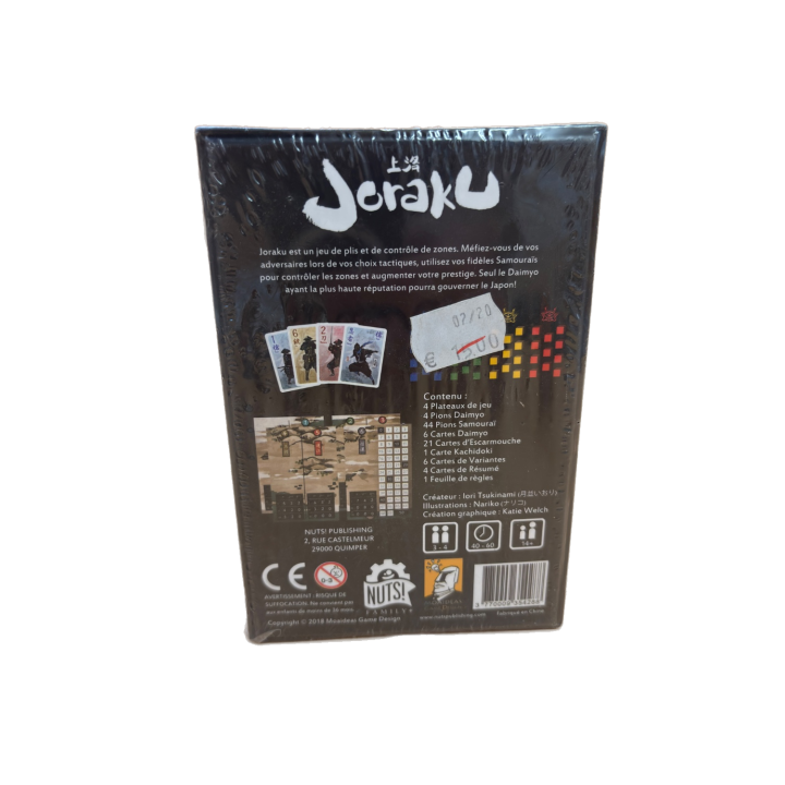 Joraku - Nuts Publishing - Jeu de strategie 14 ans 3-4 joueurs -