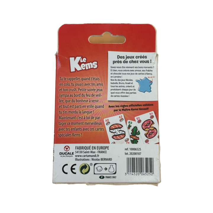 Le Kems - Ducale - Jeu de cartes 6 ans 4-8 joueurs - Occasion
