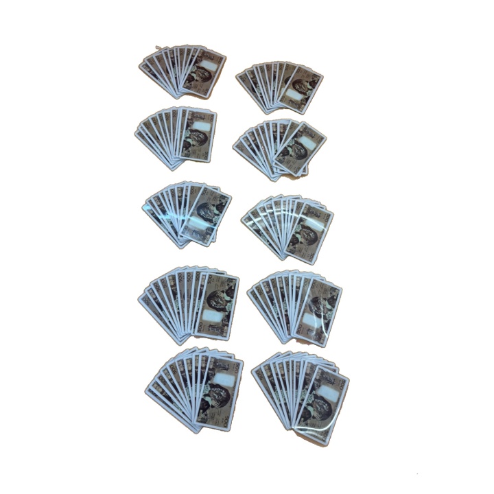 Lot 99 Plaques 500 Francs - Jetons Casino Poker - Occasion